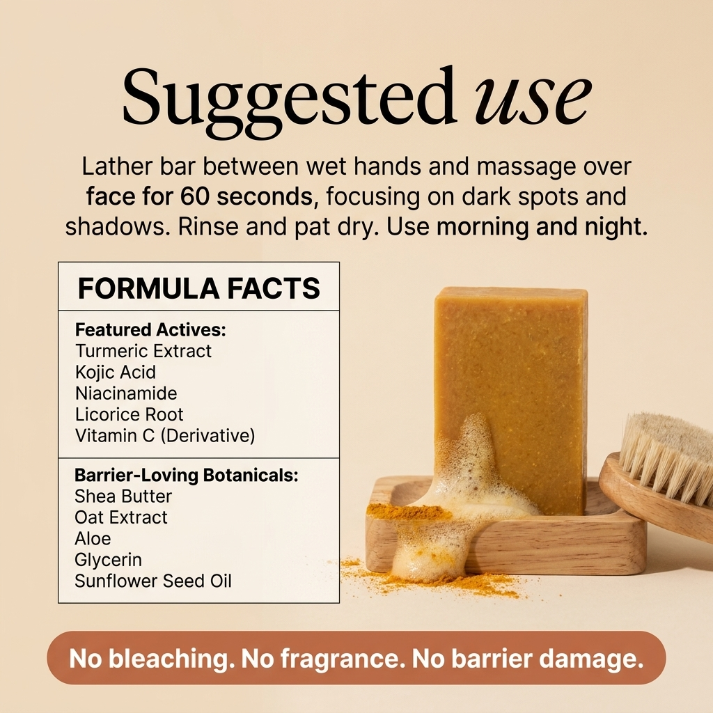 GoBare® Turmeric Corrector Bar